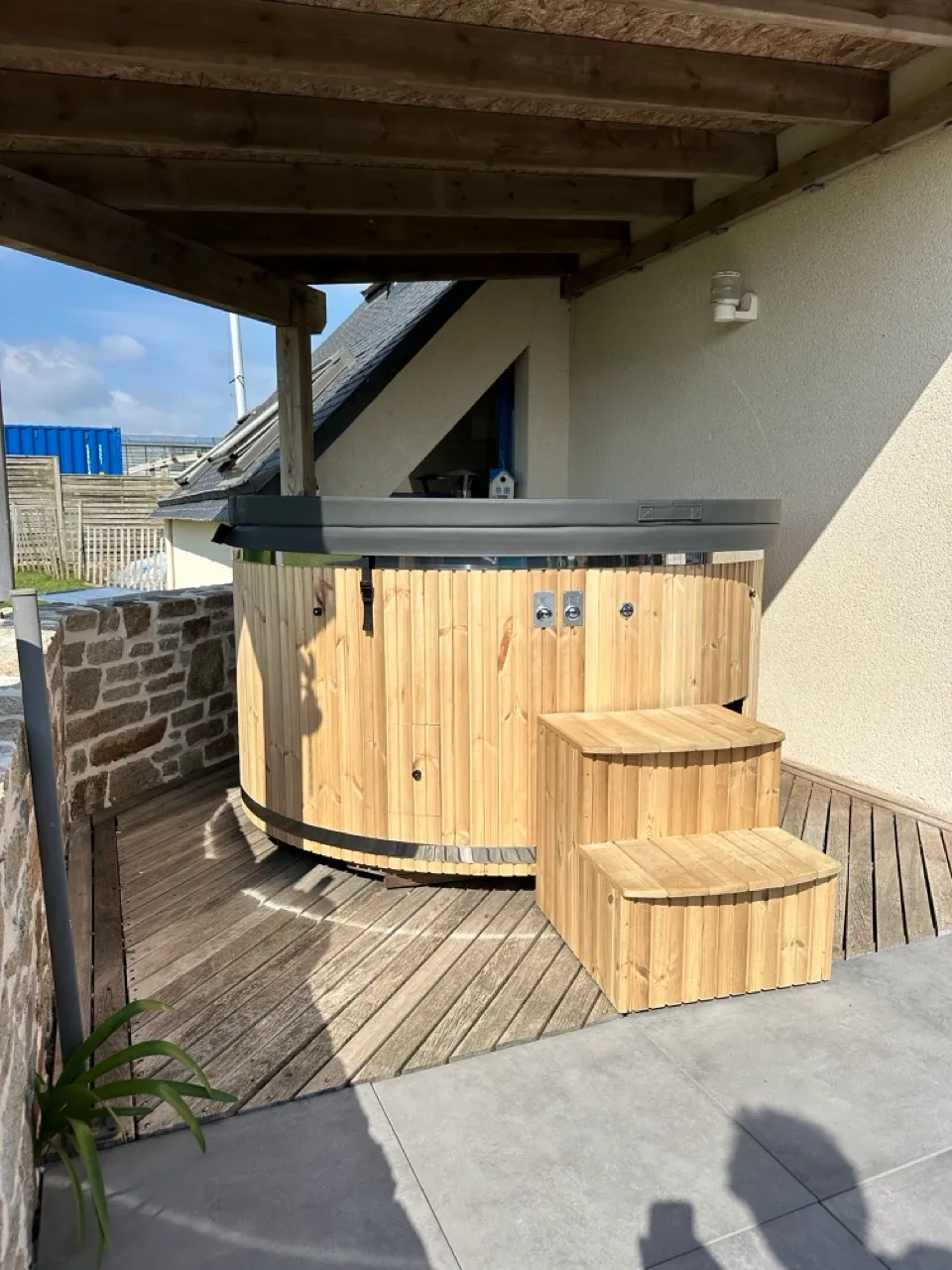fabrication cuisine exterieure vannes